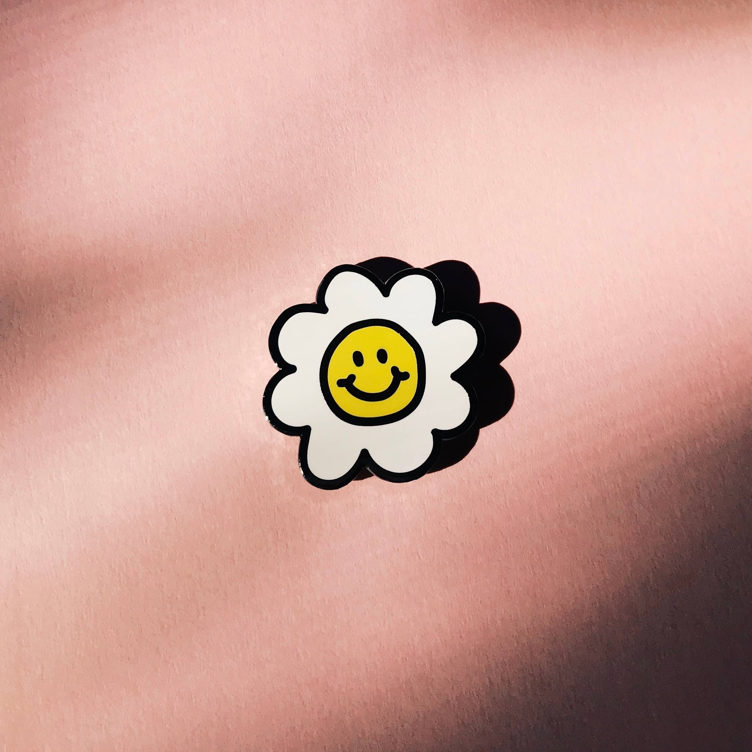 Unexpected Flair - Wholesale Lapel Pin/Button - Daisy Flower Enamel Pin2