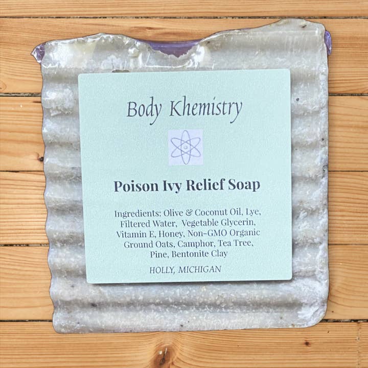 Poison Ivy Relief Tvål för wholesale av Body Khemistry