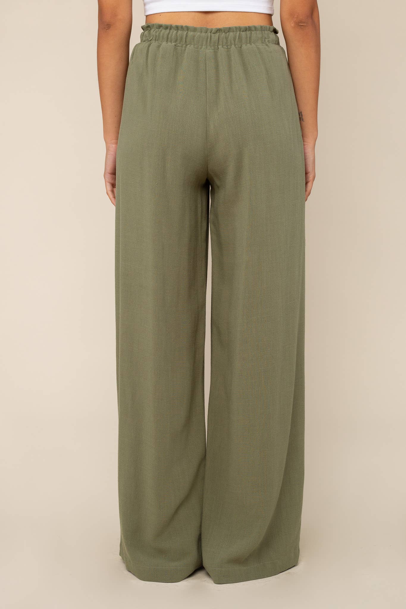 NLT - Wholesale Pants - Women's - Cove Linen Pant | Wide Leg Full Length11