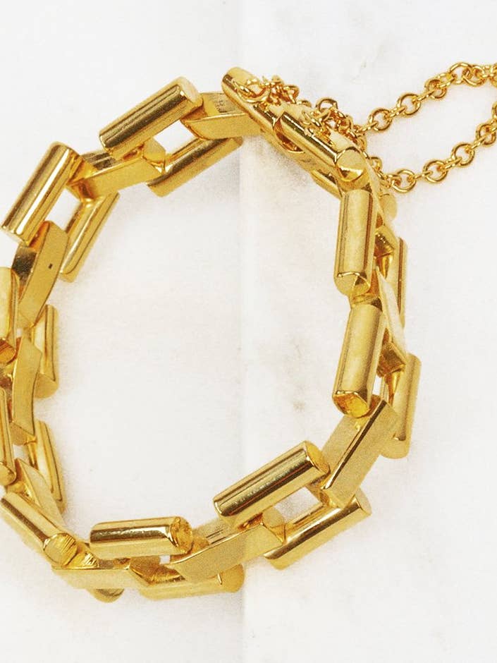 BRACELET CHAÎNE BAMBOU pour la vente par LOVARD