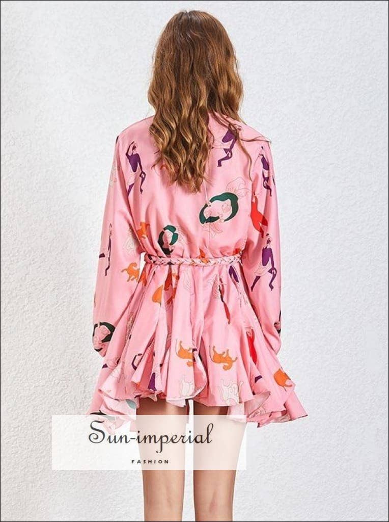 Print  Tia Dress in Worship - Women Spring A-line Tie Dye Dress for wholesale on Faire1