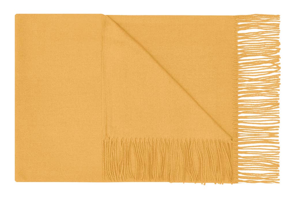 Aavion - Wholesale Scarf - Women's - Super Soft Plain Tassel Scarf Classic Wrap 200 cm x 65 cm8