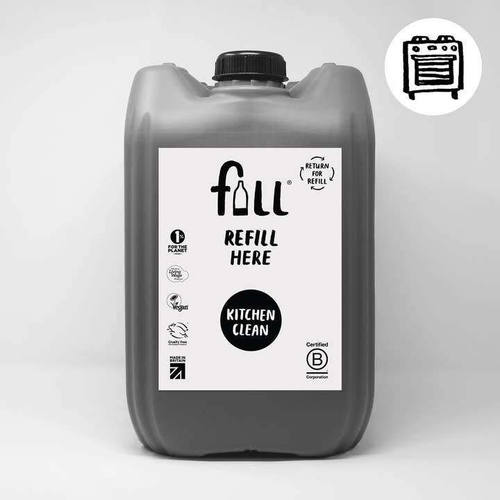Kitchen Clean 20L Refill & Returnable for wholesale by FILL REFILL CO
