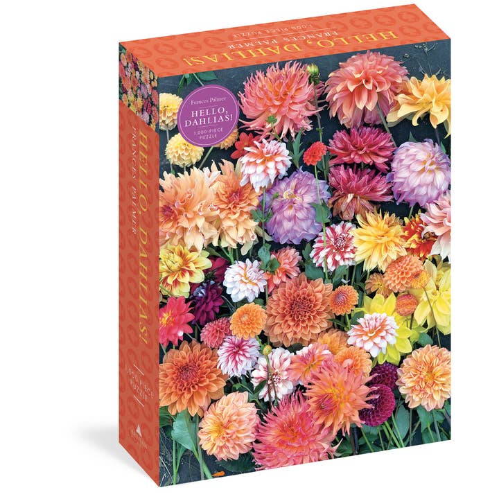 Hello, Dahlias! 1,000-Piece Puzzle for wholesale by Hachette Book Group