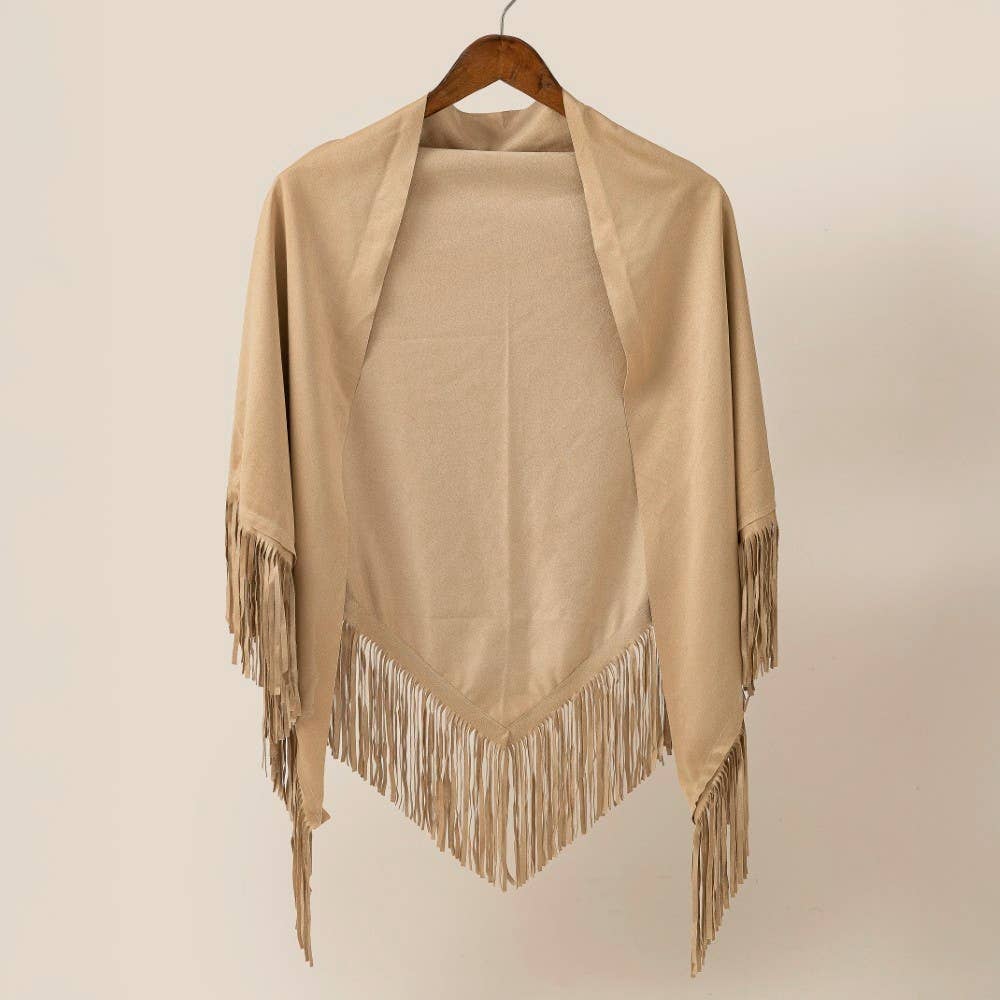 Anarchy Street – wholesale Poncho - Dam – Westerninspirerad boho-sjal med fransar5