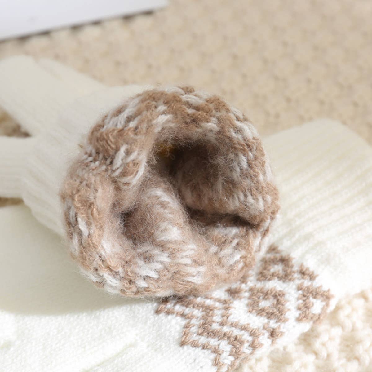 ACCITY - Wholesale Gloves - Unisex - WINTER WARM TOUCH SCREEN WAVE FLEECE GLOVES_CWAG01928