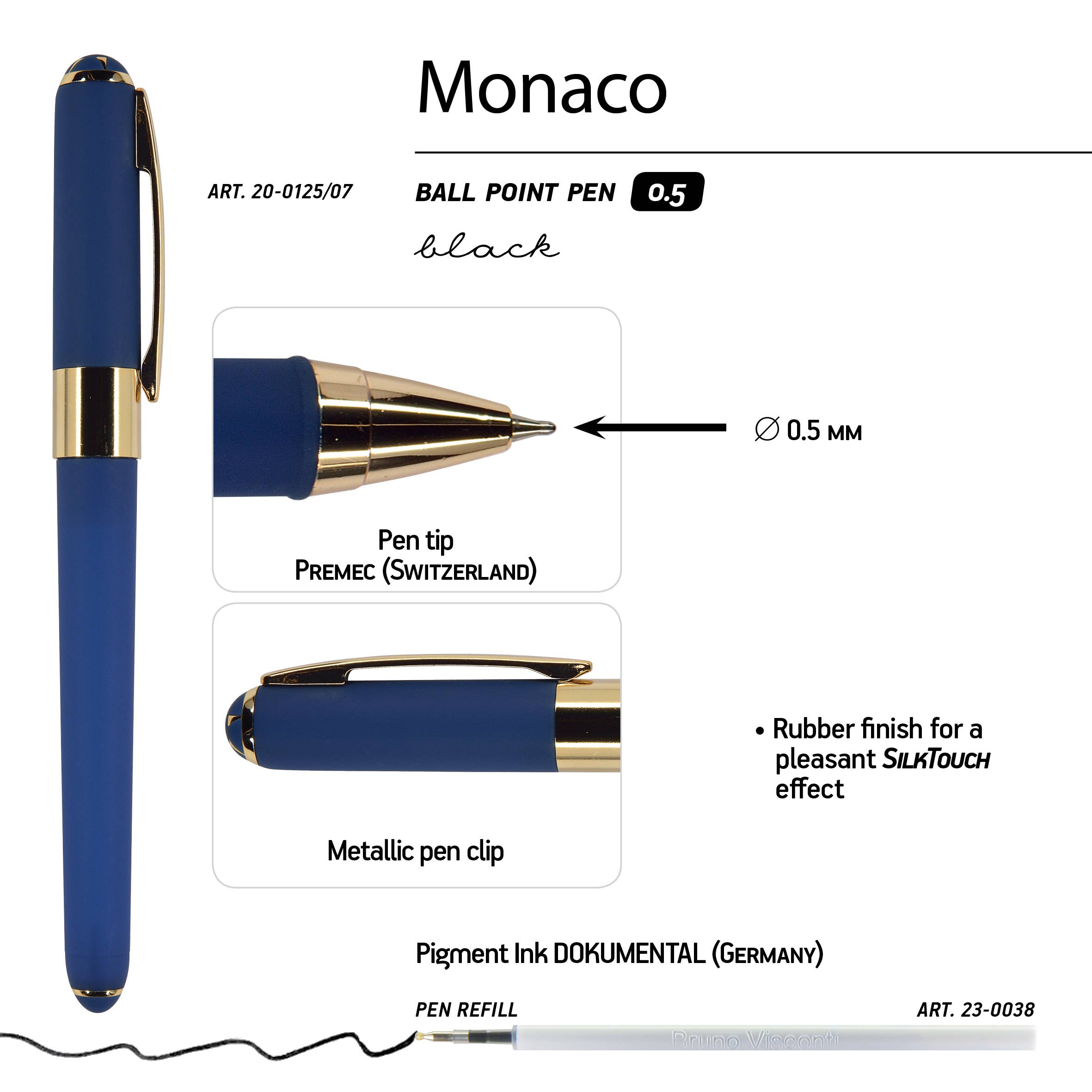 BV by Bruno Visconti - Wholesale Pen - Monaco - Dark Blue2