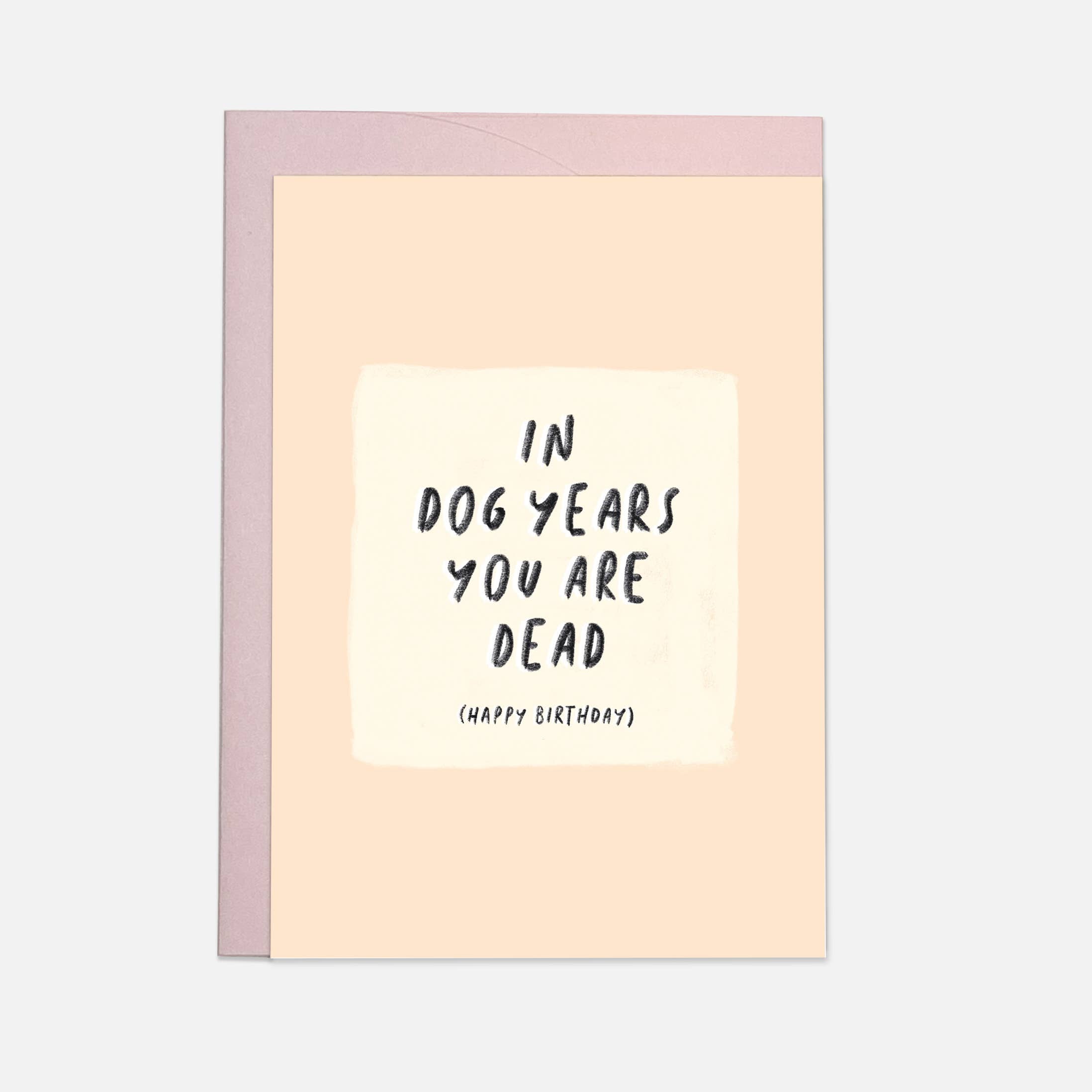Kaart Blanche - Wholesale Birthday Card - Dog years - greeting card
