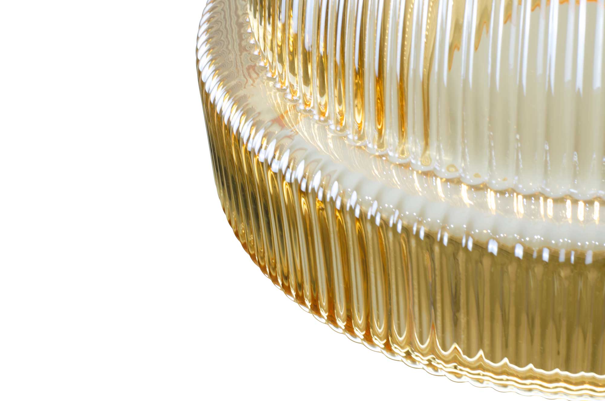 C-Création - Wholesale Kroonluchter/hangend licht - Gekleurd geribbeld glazen hanglamp Chani13