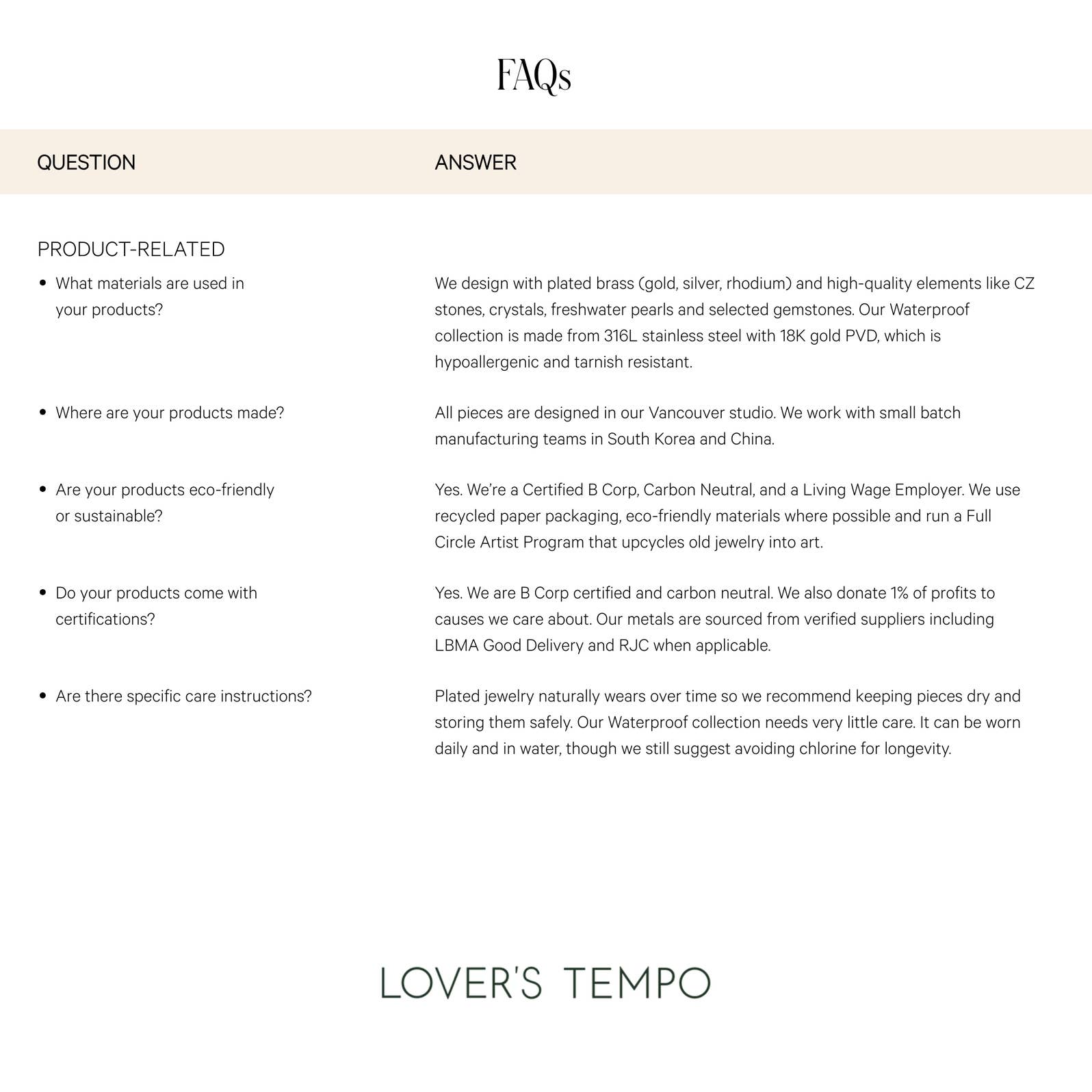 Lover's Tempo Jewelry – Engroshandel Forhandlerdisplay – Tilføj gratis poser til smykker (elfenben smykkepose)4