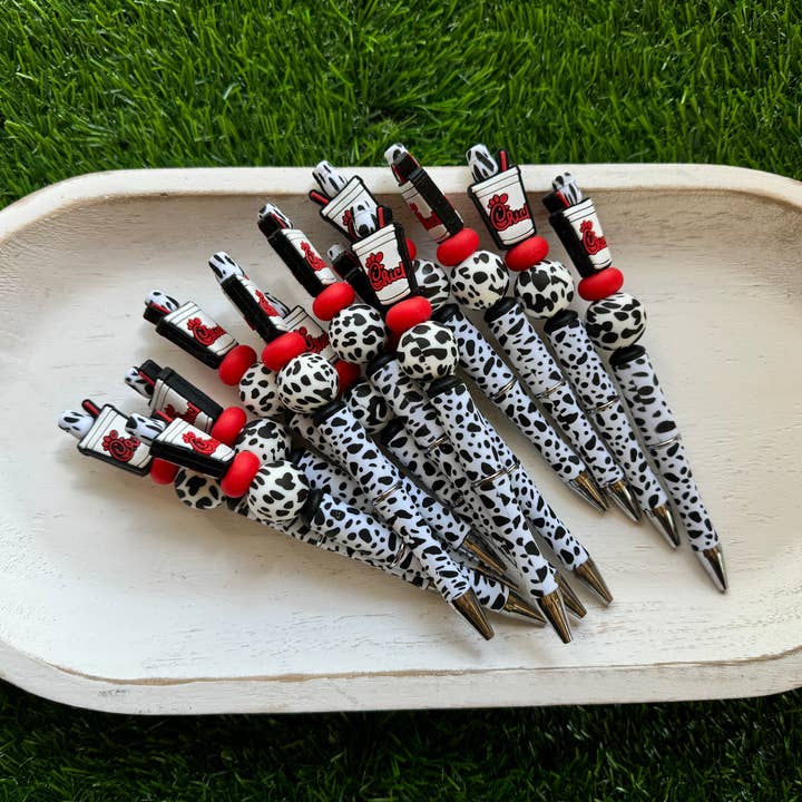 Spark Sunshine Designs – wholesale Pen – Americas Favorite Chicken Beaded Pen (READY TO SHIP) 0