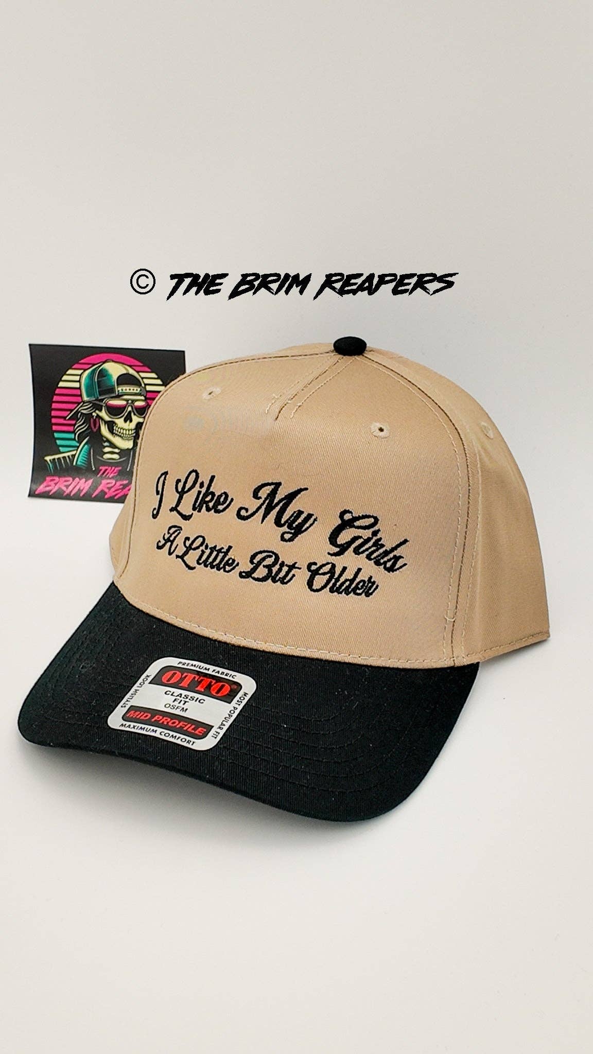 The Brim Reapers – Engroshandel Trucker hat - Herre – Jeg kan godt lide mine piger en smule ældre hat11
