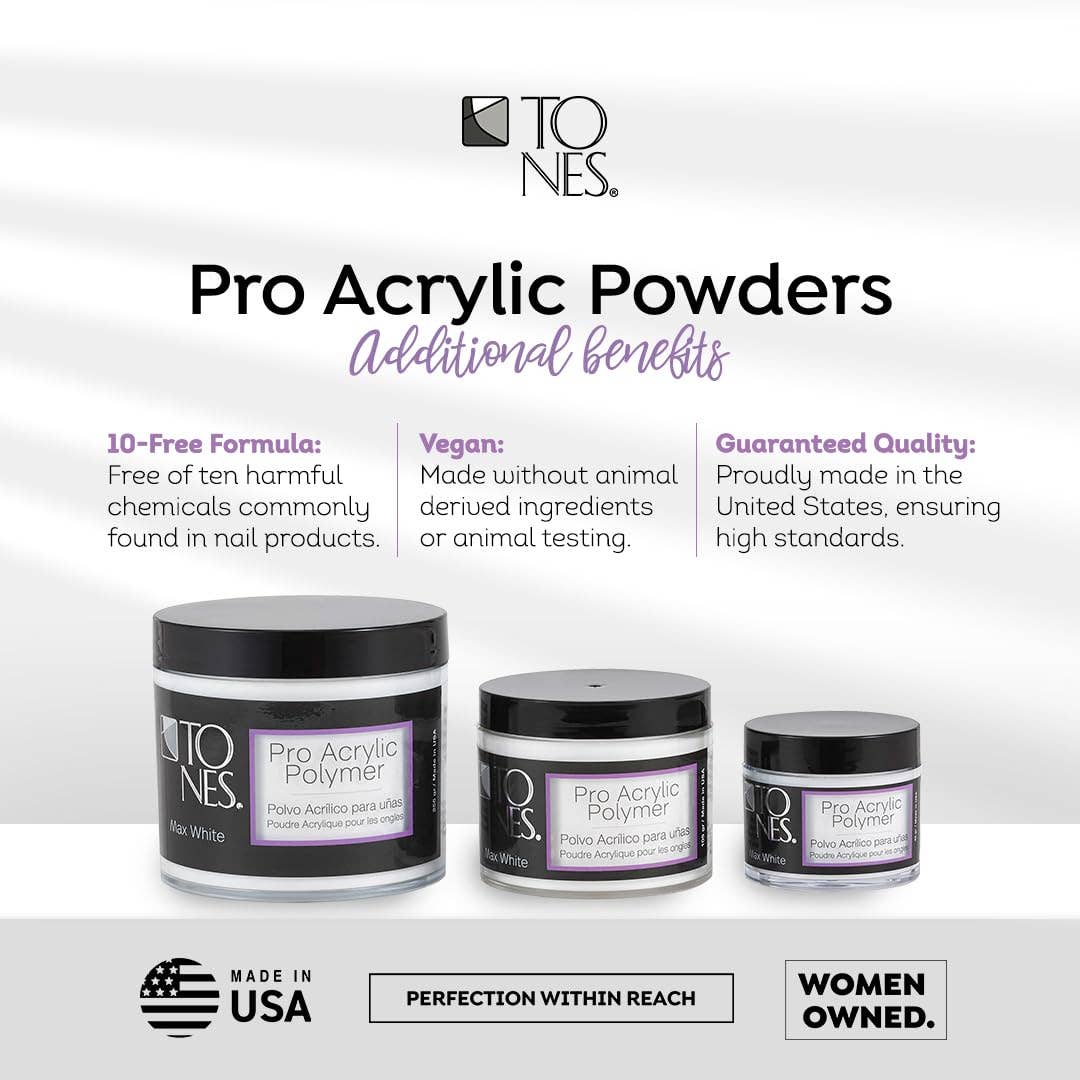 Tones Acrylics | Gels | Nail Art | Nail Tools & Accessories - Wholesale Nailcare Set - Pro Acrylic Powder: Cover Almond4