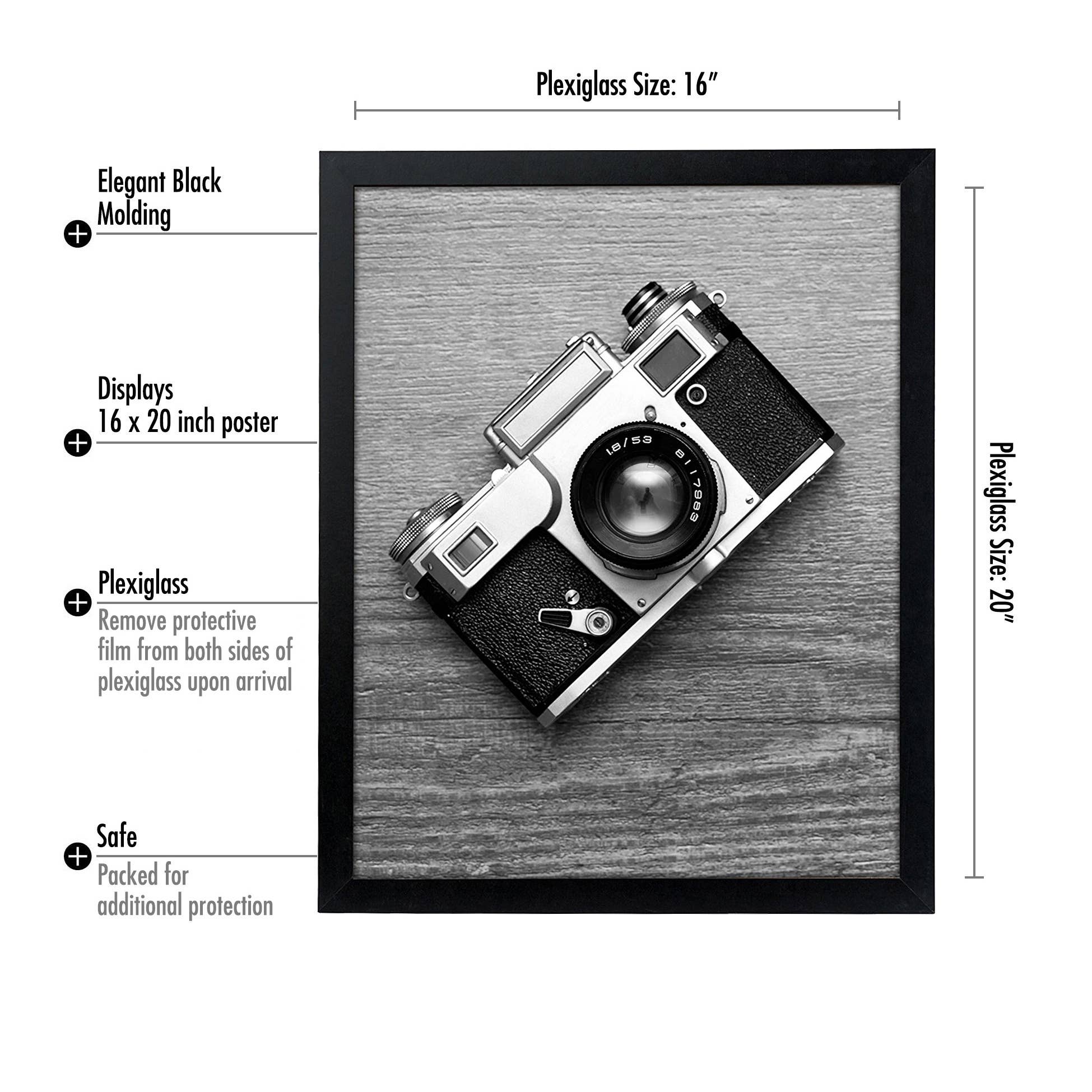 Americanflat - Wholesale Picture Frame - Americanflat Poster Frame with Wide Molding25