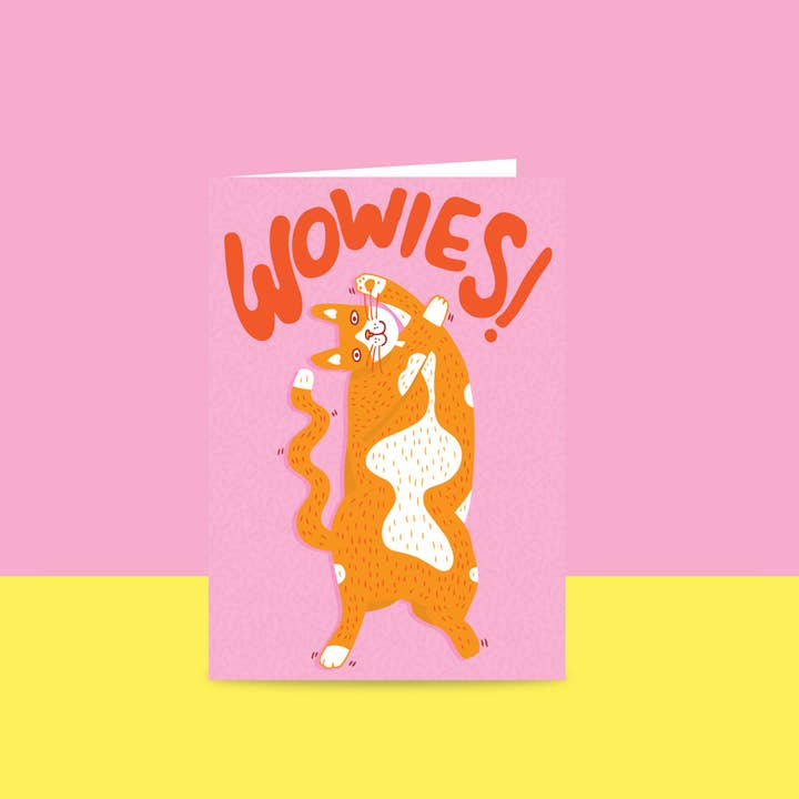 Wowies Katze - Glückwunschkarte für den Großhandel von Able And Game