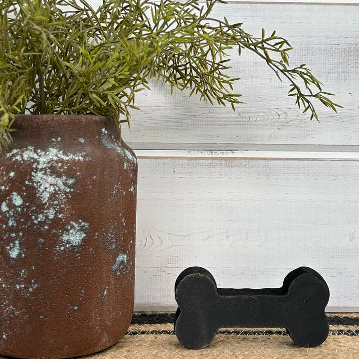 Inkwood Crafters - Wholesale Decorative Tabletop Object - Primitive/Rustic Wood Dog Bone1