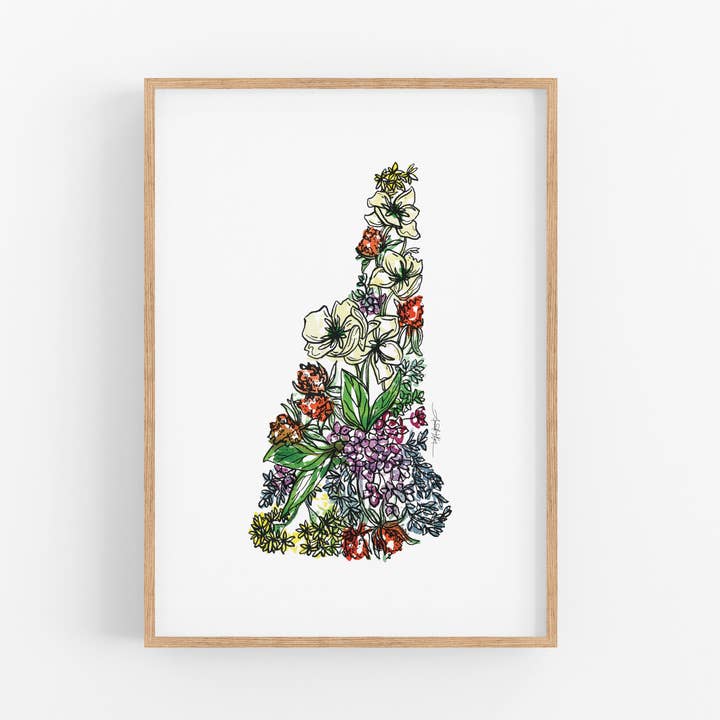 New Hampshire Fine Art Print for wholesale by Amanda Klein Co.