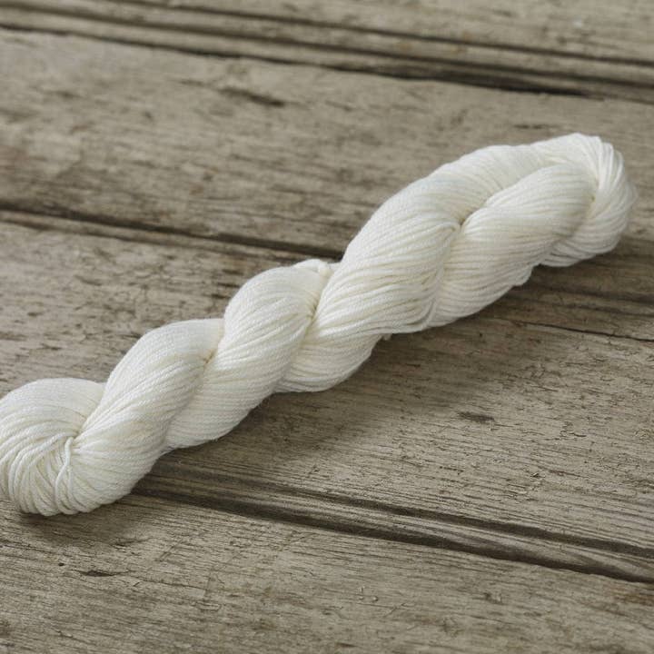 Undyed Yarn: Premium Mohair Sock Mini Skeins Knitting Yarn for wholesale by Rooster Undyed Yarns