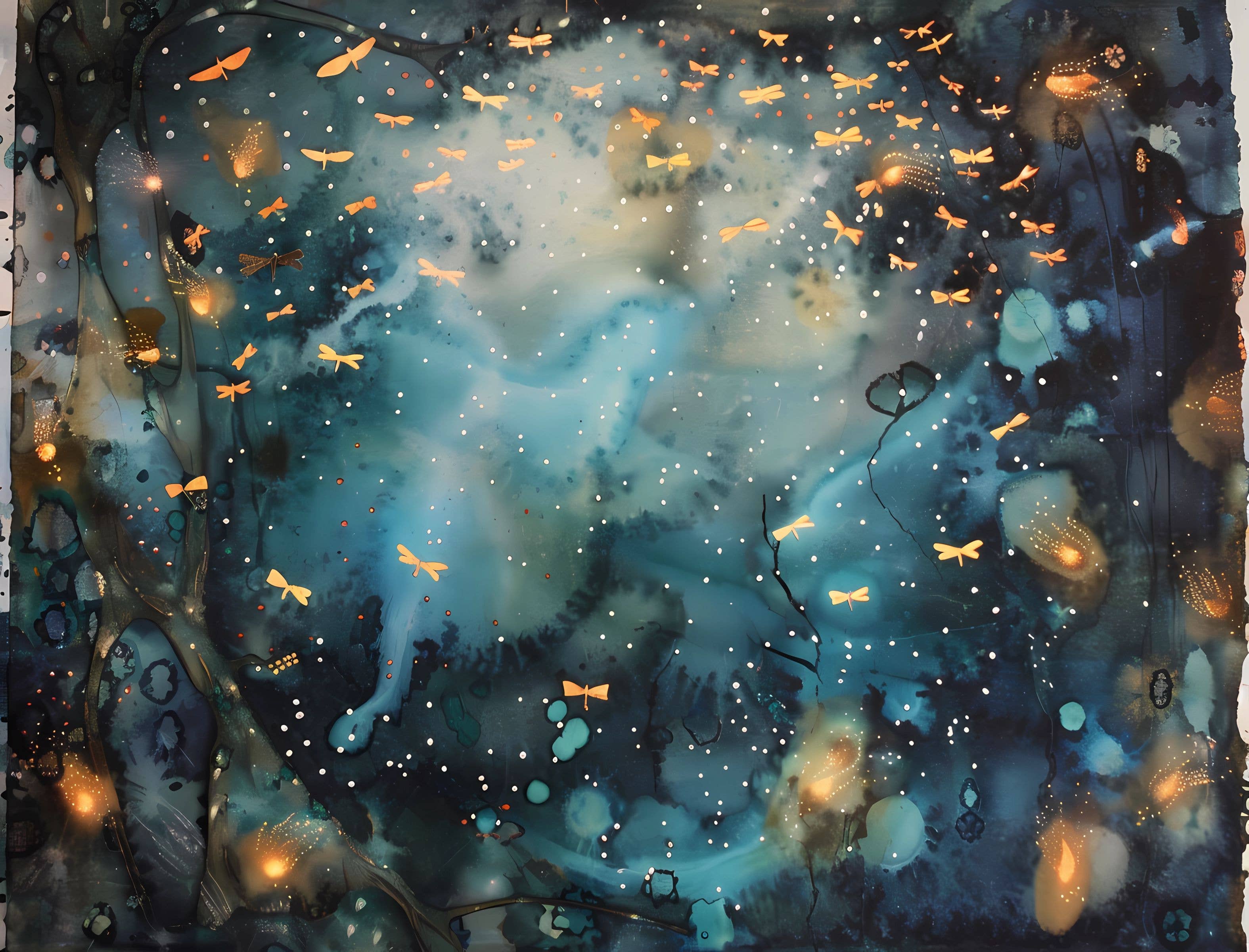 Craft Kreatively - Wholesale Craft Supplies - Fireflies | Decoupage Rice Papers | 6 designs |  A44