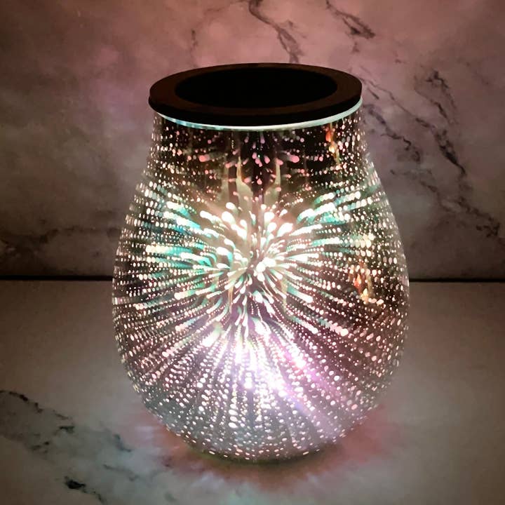 The Lions Den Candle Company – Aquecedor de cera por atacado – Derretedor de Cera Elétrico 3D com Vidro Feito à Mão1