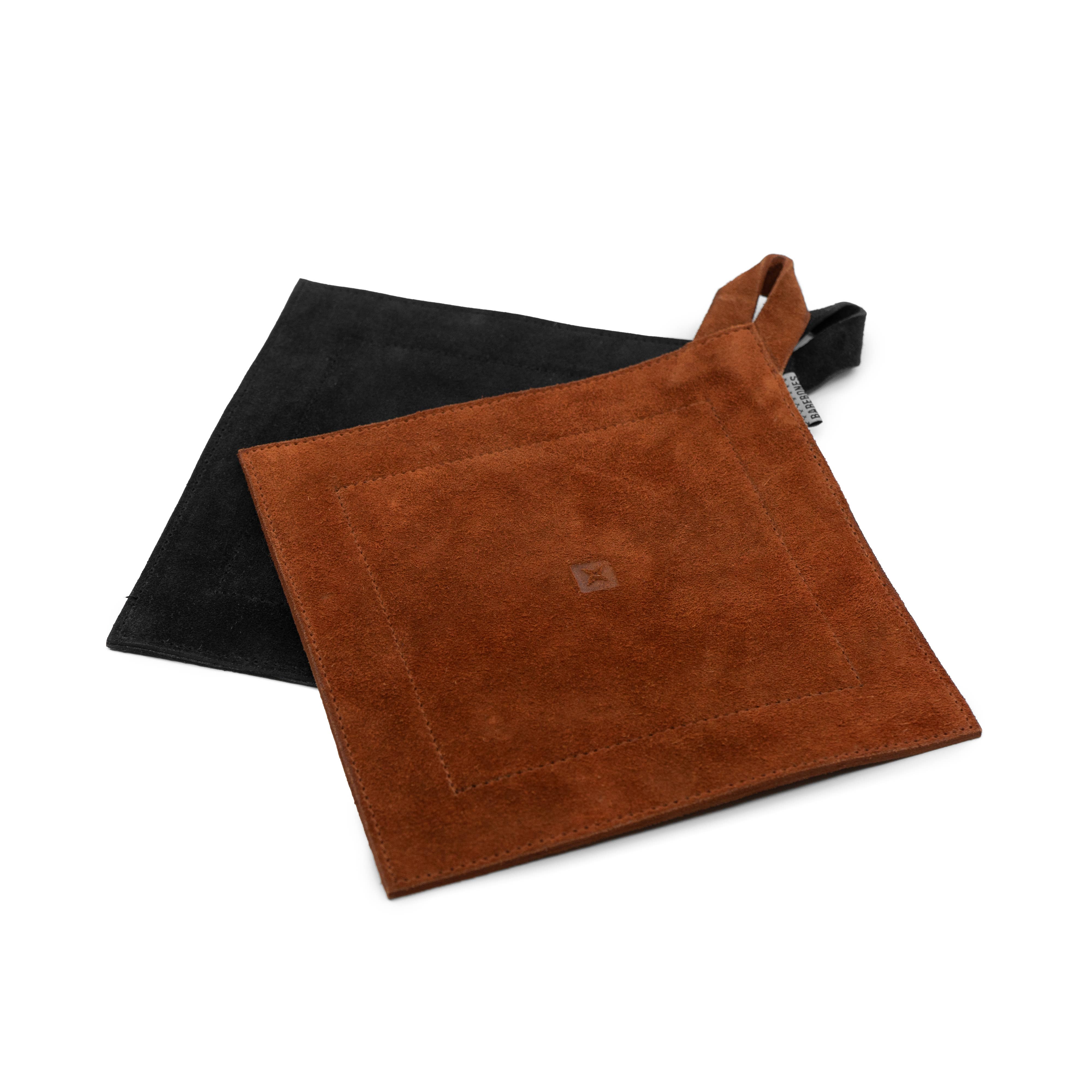Barebones - Wholesale Oven Mitt/Pot Holder - Suede Leather Hot Pads2