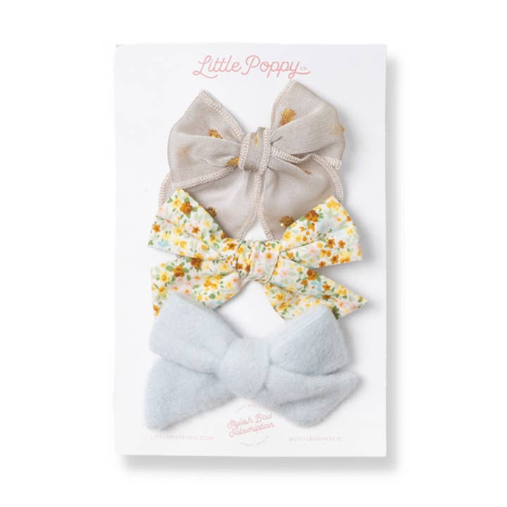 Le set de pinces à nœud Natasha pour la vente par Little Poppy Co