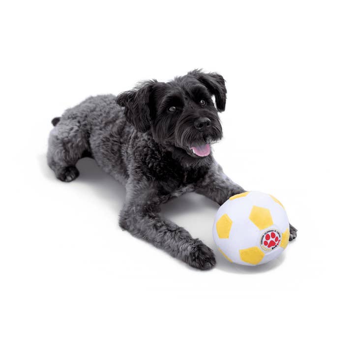 Floofball - Wholesale Pet Plush Toy - Dog - Floofball Colombia Plush Soccer Ball Dog Toy
