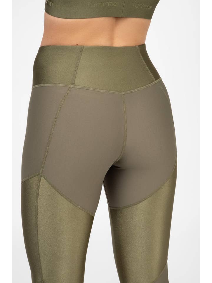 Famme - Wholesale Athletic/Lounge Leggings - Women's - Shine Tights2