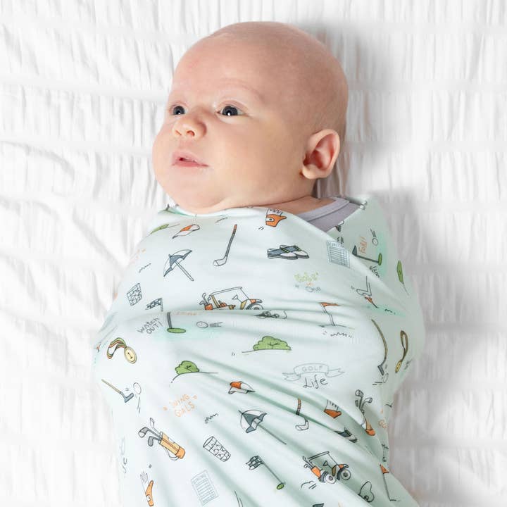 Golf Bambus-Pucktuch- und Mützenset für den Großhandel von Bellabu Bear