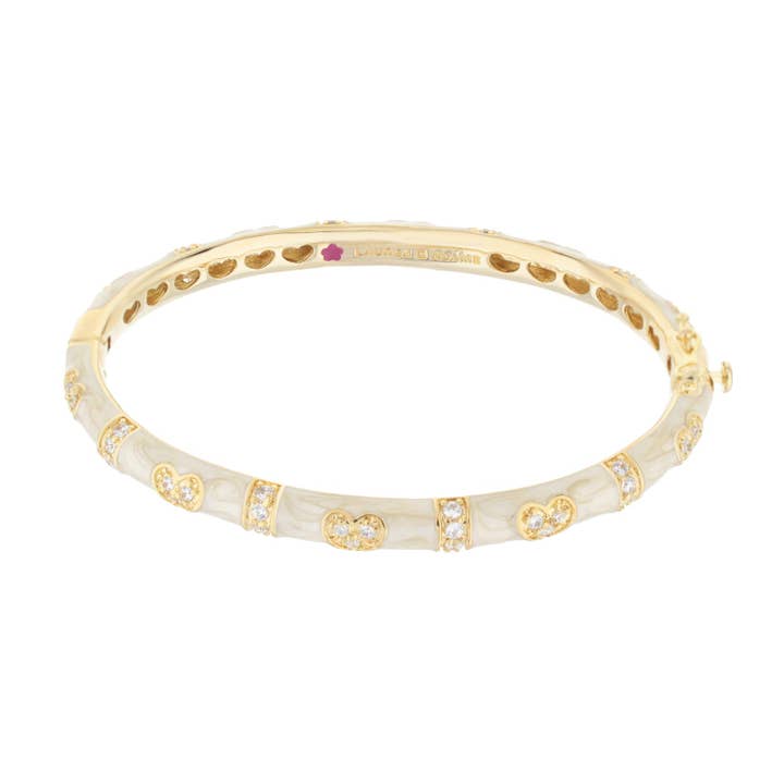 Bracciale rigido impilabile Pave Love per la vendita all'ingrosso da parte di Lauren G Adams