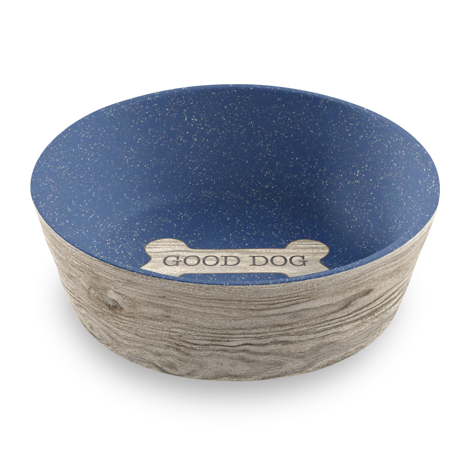 Abode Homewares by TarHong - Vente Gamelle – chat et chien - Bol anti-dérapant pour animaux en chêne français en mélamine avec poudre de bambou0
