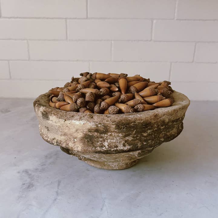 Sandstone & Sage - Wholesale Decorative Plate/Dish/Bowl - Primitive Antique Paper Mache Bowls