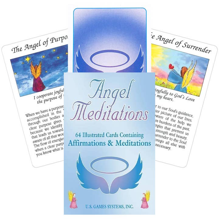 Angel Meditation Affirmations Cards Deck Us Games Systems for wholesale by Cardshouse