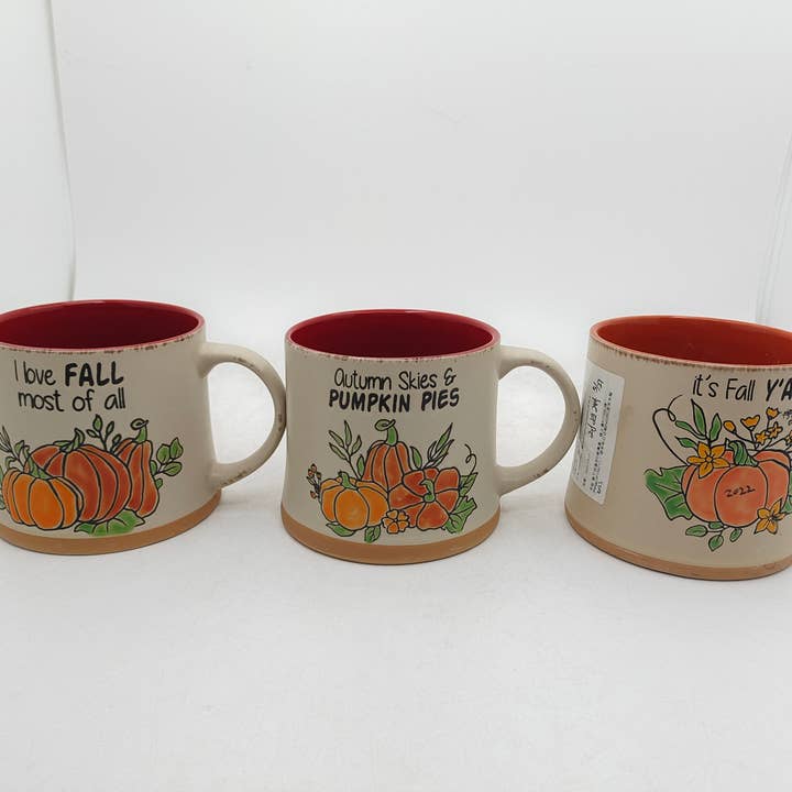 Tasse 17 oz Burmingham Harvest pour la vente par Blue Sky Clayworks