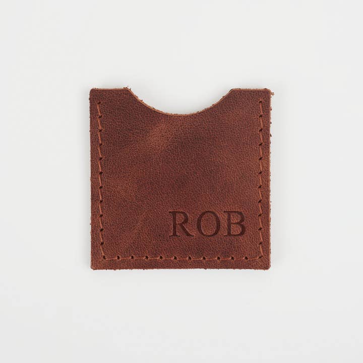 Derio Leather - Wholesale Wallet - Unisex - Personalized Leather Coin Slip, Custom Edc Challenge Coin