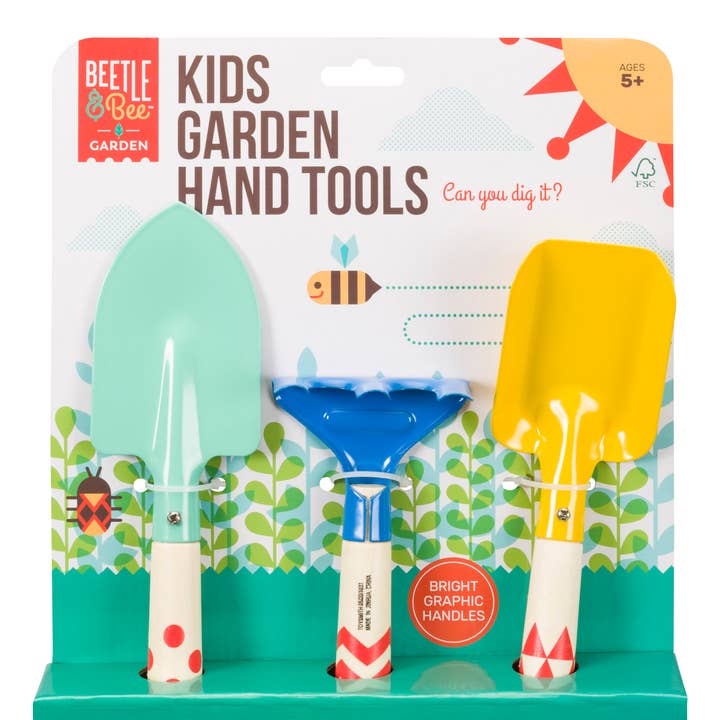 Toysmith - Wholesale Toy Set - Kids - Beetle & Bee Kids Garden Hand Tools