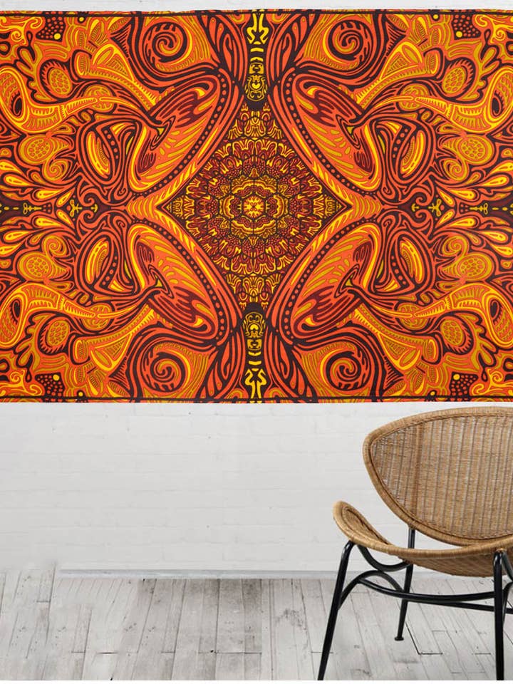 Honey Hive Tapestry Hippie Oljeförpackade gobelänger 710 Sovsal för wholesale av Sunshine Joy