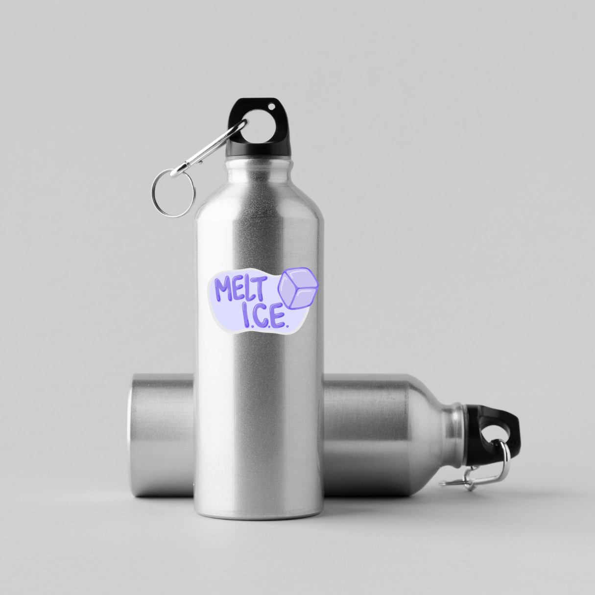 Atomic Cactus Stickers – wholesale Klistermärke – Melt ICE Klistermärke | 3" x 1.5" | Anti-Ice Protestklistermärke | Avskaffa ICE | Invandrarrättigheter | Vattenresistent Aktivismklistermärke1