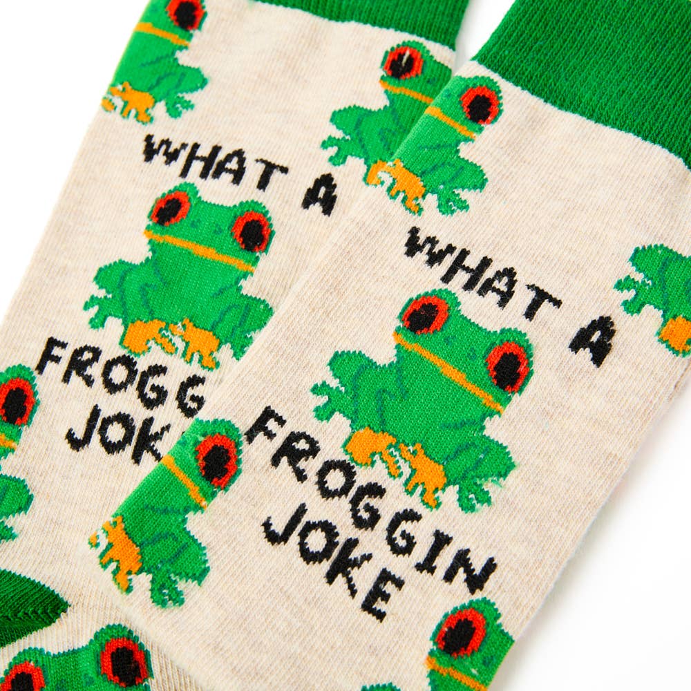 Urban Eccentric - Wholesale Socks - Unisex - Unisex What A Froggin Joke Socks2