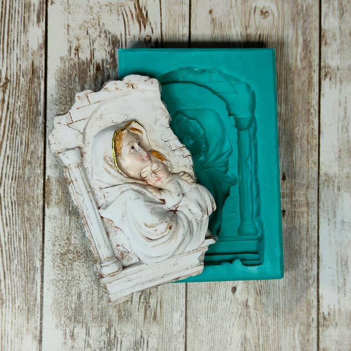 Serena Creazione di Serena Stampone - Wholesale DIY Craft Kit - Nativity Arch Mold 5x8cm in silicone for resin and plaster3