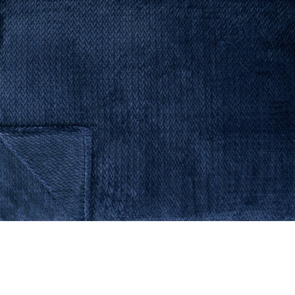 Pavilia – Manta para sofá por atacado – Cobertor de fleece texturizado com estampa de folhas62