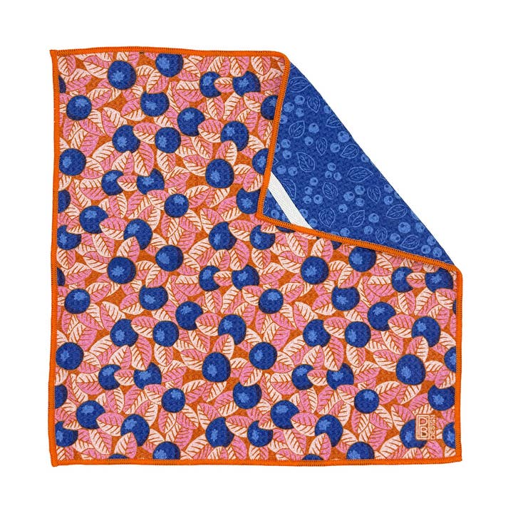 Blueberry Microfiber Washcloth for wholesale by Paige Brady Design
