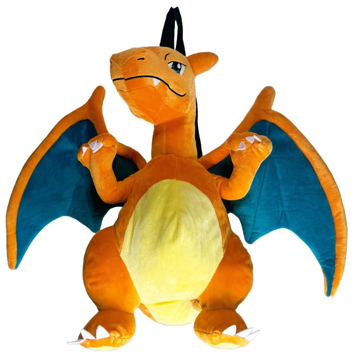 LASR – Großhandel Rucksack – Unisex – Pokemon Charizard 3D Plüschrucksack0