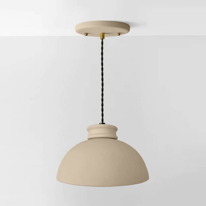 Suspension en céramique Pompéi | Grande suspension minimaliste pour la vente par LYSlightlab