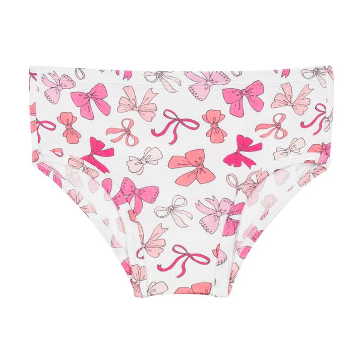 Macaron + Me - Wholesale Underwear - Kids - Girls Panties - Pink Bows