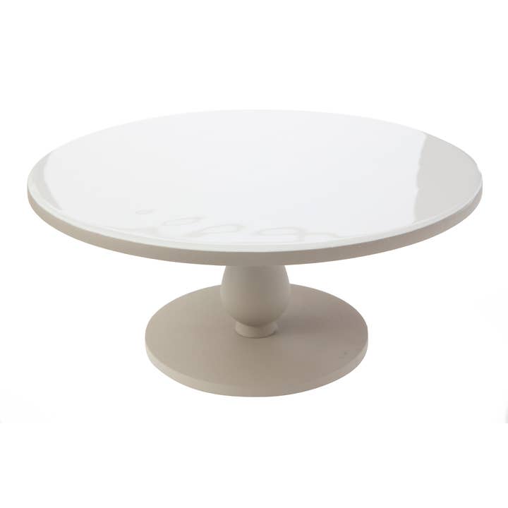 Easton Cake Stand, Dove for wholesale by Be Home US