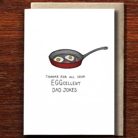Eggcellent Dad - Greeting Card for wholesale by The Nonsense Maker
