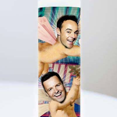 Ant and Dec Celebrity Prayer Candle for wholesale by Cool Story Gifts