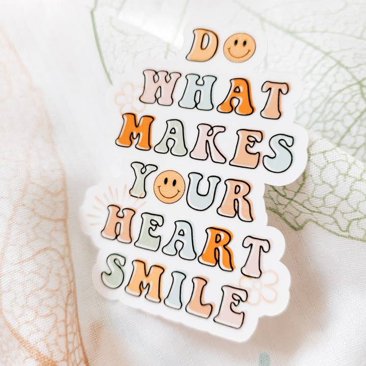 Infinery - Wholesale Sticker - Make Your Heart Smile Sticker, waterproof, scratchproof2