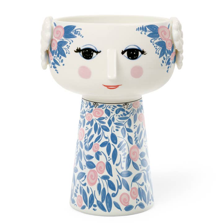 Danish Design Collective - Wholesale Vase - Bjørn Wiinblad - Eva - Long Base Ceramic 3D Plant Pot / Vase8